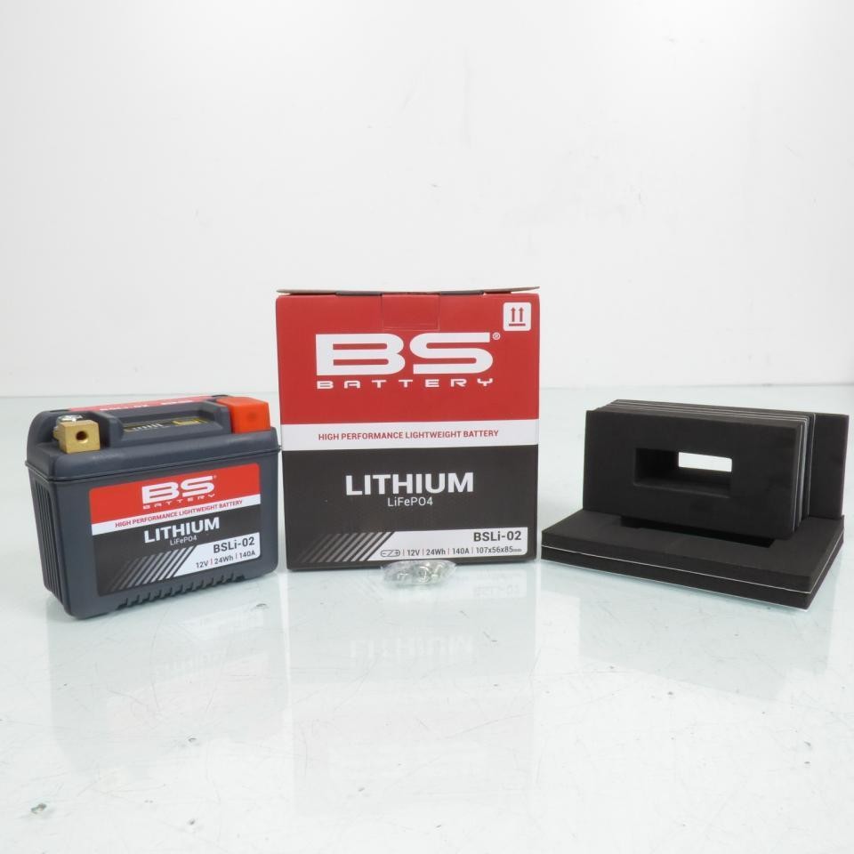 Batterie Lithium BSLi-02 performante et légère pour Piaggio 50 Free 95-99