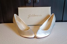 Brautschuhe Größe 40, Beige Goldmarie