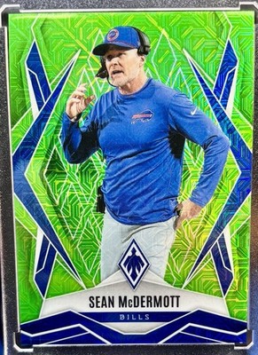 2025 Panini Phoenix - Sean McDermott #42 Lime Green Mojo 65/75 (RC)