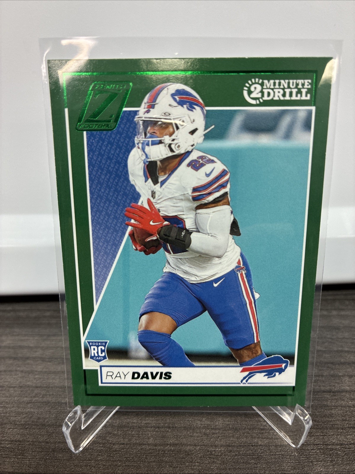 2024 Panini Zenith - Rookies Ray Davis #183 Two Minute Drill Autographs (RC)