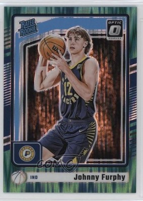 2024-25 Donruss Optic Rated Green Shock Prizm /149 Johnny Furphy Rookie RC 0n0t