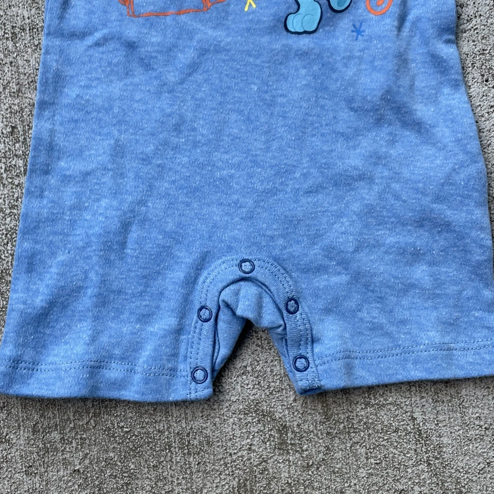 Body jersey bebé Blue’s Clues 3-6 meses | Estampado de cachorro azul | Cierre a presión | Foto 3 de 4