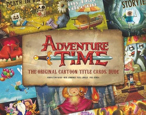 アドベンチャータイム タイトルカード イラスト集 アートブック ポストカード Adventure Time: the Original Cartoon Title Cards (Vol 1) Vol. 1