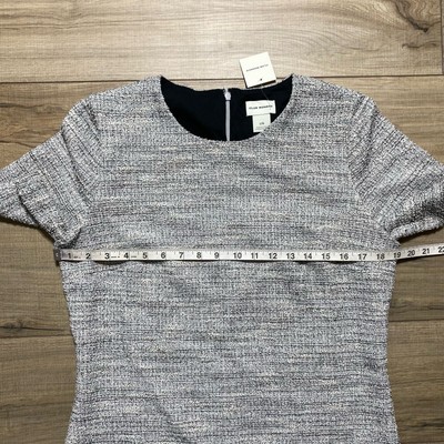 sachin and babi light blue dress Club Monaco Textured Knit Navy Mini Dress main image 1