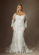 NWT Azazie Empiria Wedding Dress - white - sz 18