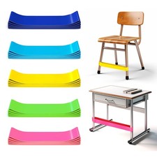 WNSIRVY 25 Pack Chair Bands for Kids with Fidgety Feet, 25 Pack, Multi Color