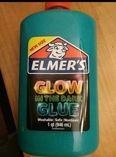 Elmers Glue Glow In The Dark Largest Size 32oz Glue 1 quart Great For SLIME