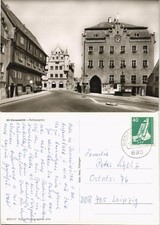 Postcard Donauwörth Town Hall Square 1971