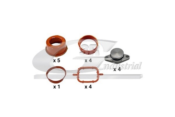 Saugrohrmodul 3Rg 85107 FüR BMW 3Er E46 5Er E39 318 320 520-image