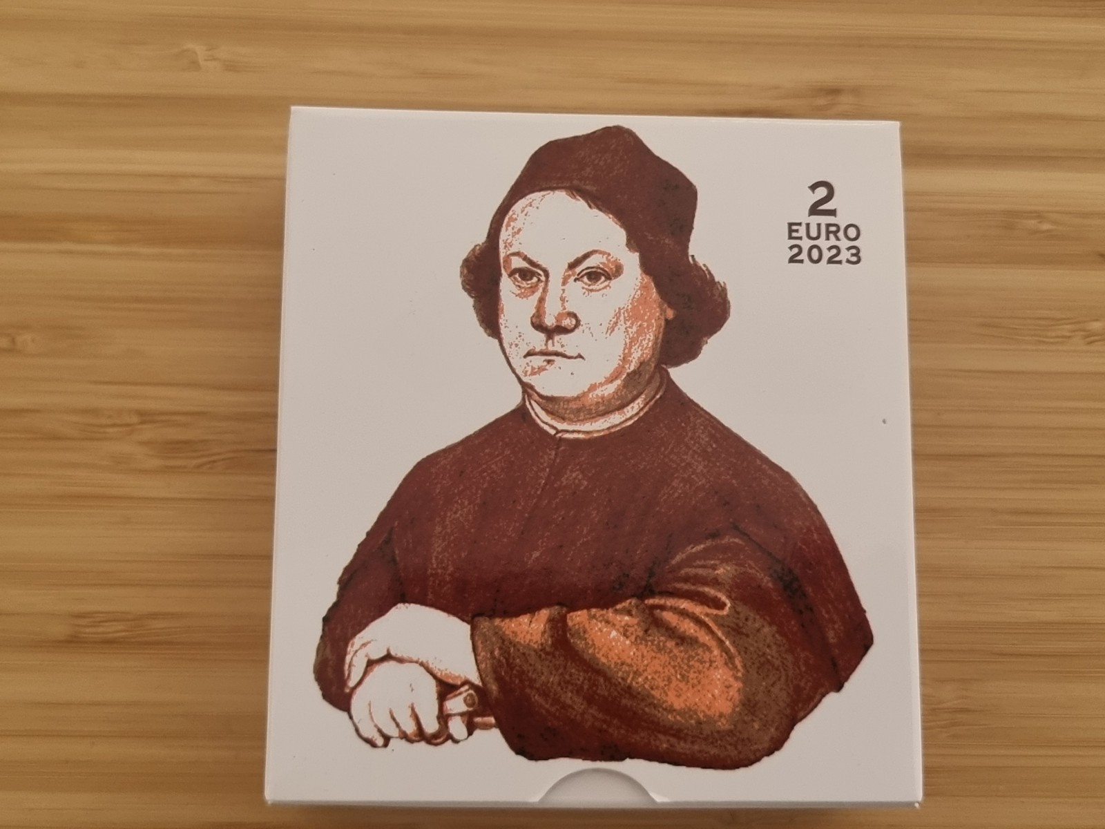 RARE PIECE 2 EURO BELLE EPREUVE 2023 VATICAN - 500 ANS DE LA MORT DE PERUGINO