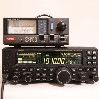 Yaesu FT-450D HF/50MHz 100W Transceiver Amateur Ham Radio Tested