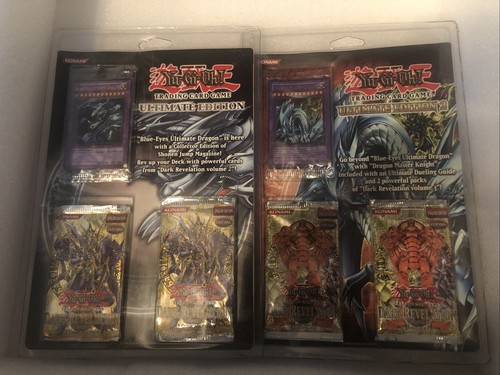 2 Stück NEU!! 2005 Yu-Gi-Oh Ultimate Edition Dark Revelation Volume 2 Volume 3 - Bild 1 von 5