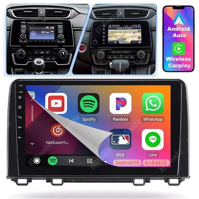 Apple Carplay Android 15 Car Stereo Radio GPS 4+64G for Honda CR-V CRV 2017-2021