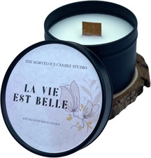 La Vie Est Belle | Floral Bouquet | Relaxing Candle | Vegan Luxury Scented Candl