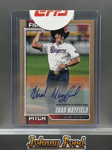 2026 Topps Series 1 Shad Mayfield First Pitch Autographs (RAW)