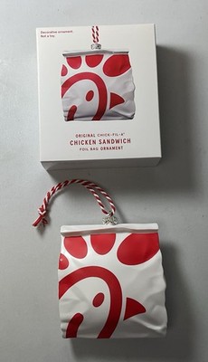 Chick-fil-A Original Chicken Sandwich Bag Holiday Ornament 2024 LIMITED EDITION