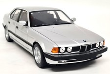Minichamps 1:18 BMW 730i E32 7 Series 1987 Silver Diecast Scale Model Car