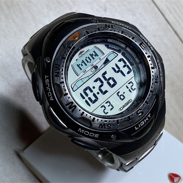Casio SEA-Pathfinder Solar Watch with Triple Sensor, Compass, Used