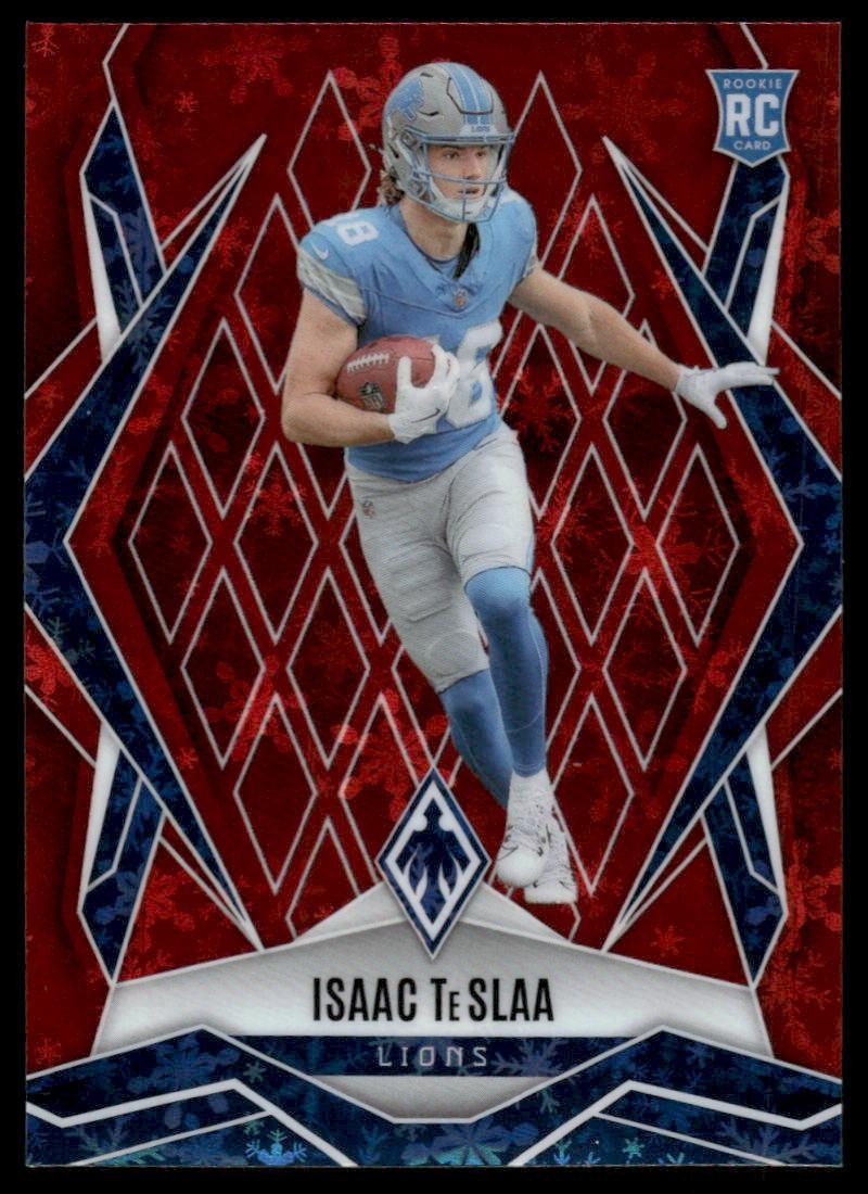2025 Panini Phoenix #189 Isaac TeSlaa Red Hyper Prizm #/399