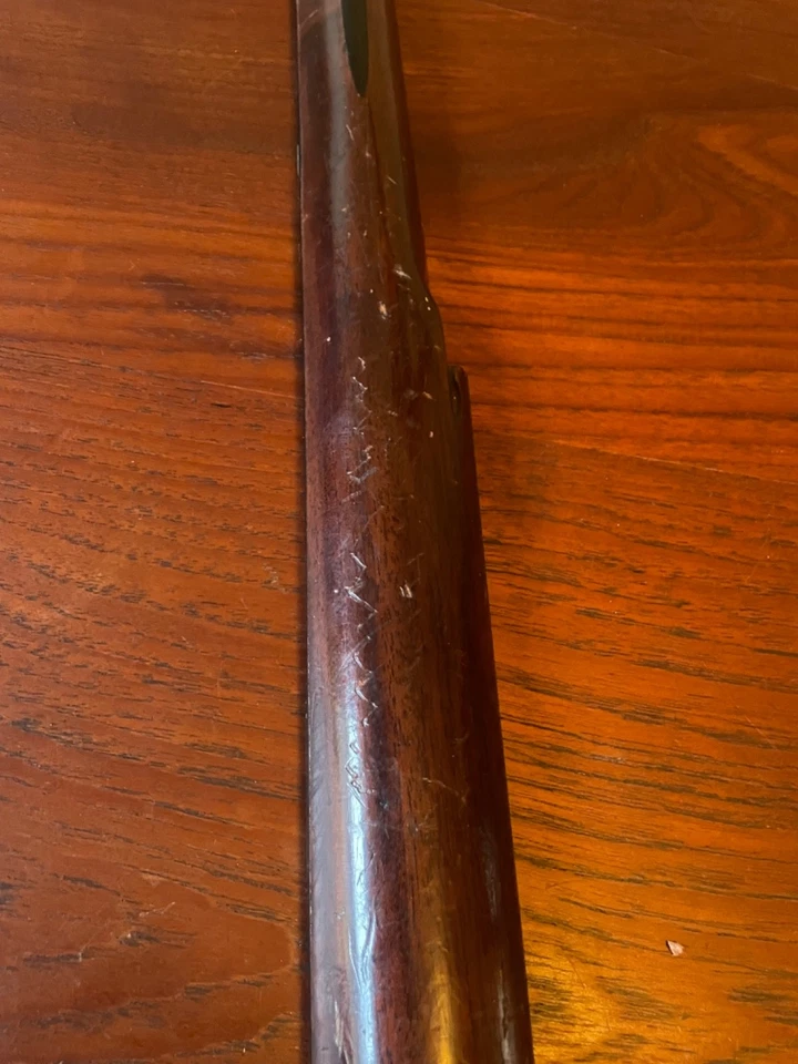 1899 Fairbanks and Cole 5 string banjo neck with MOP inlays Stamped w/ date - Image 3 of 4