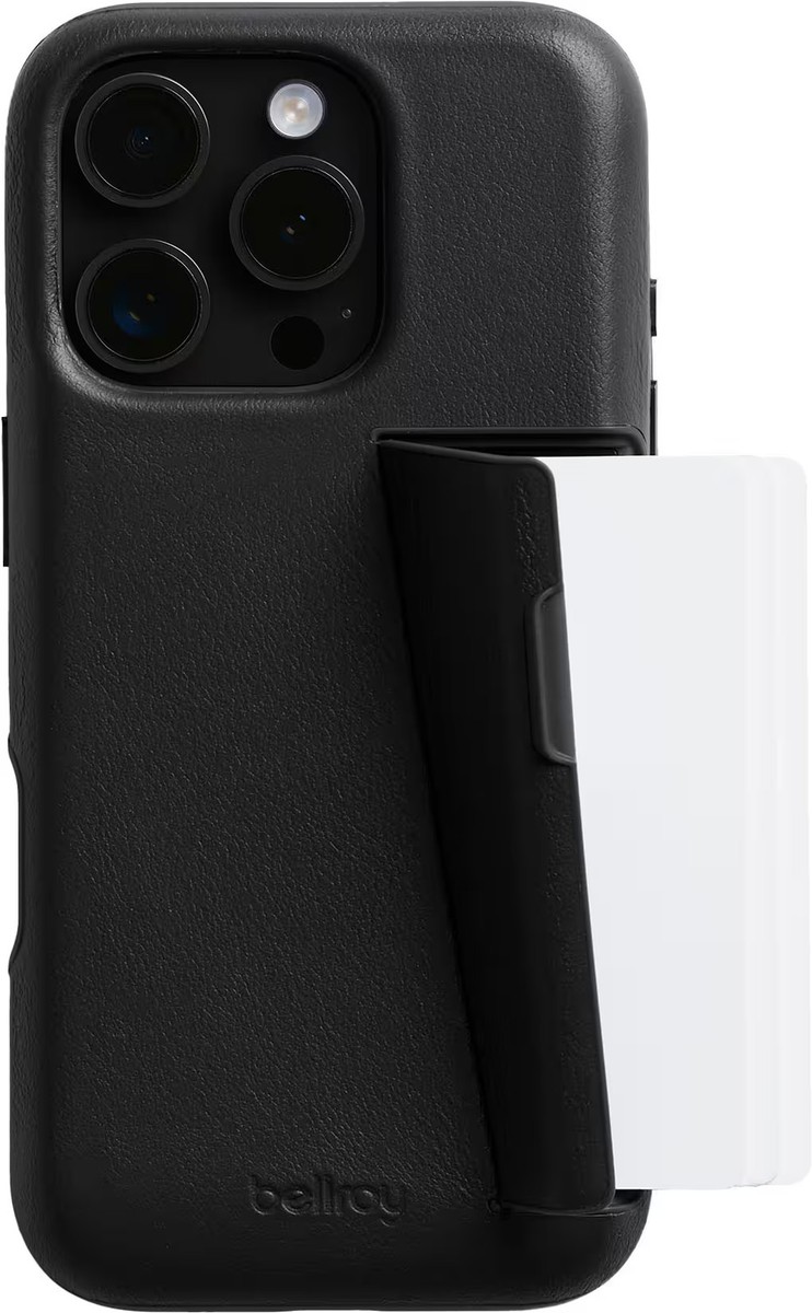 Bellroy - iPhone 16 Pro Max Leather Phone Case - 3 Card