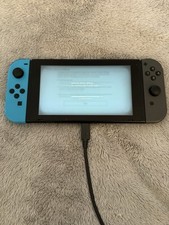 Nintendo Switch With Grey & Blue Joy Cons