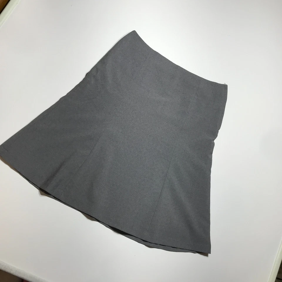 Saia Gap A-Line Feminina 10 Mistura de Lã Elástica Tecido Cintura Alta Terno Vestido Separado - Imagem 2 de 4