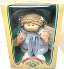 VINTAGE CABBAGE PATCH KIDS DOLL 3900 BLONDE GREEN EYES NOV 1ST MADALINE HALONA