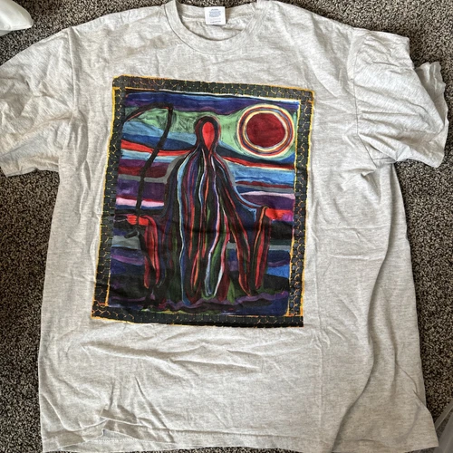 Tee shirt gris Supreme Reaper Art Painting skate streetwear Medium