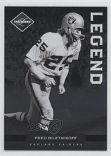 2011 Panini Limited Legends 180/499 Fred Biletnikoff #124 HOF 02v3