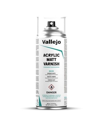 Spray: Matt Varnish (400ml) - Vallejo