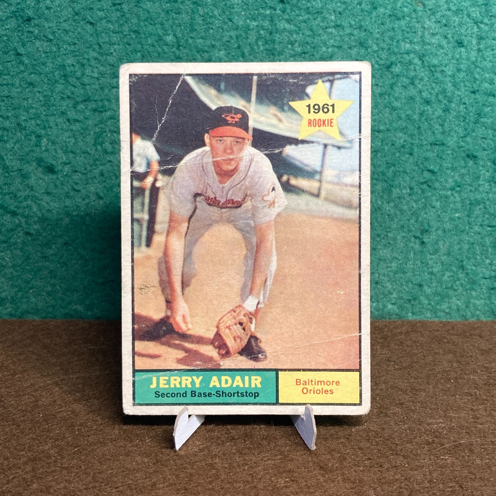 1961 Topps Baseball / Jerry Adair RC #71