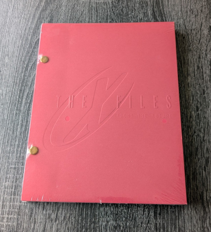 X FILES FIGHT THE FUTURE Movie Shooting Script RED COVER