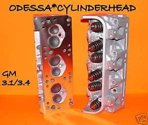 Rebuilt 2 GM Chevy Lumina Buick 3.1 3.4 Cast #487 Cylinder Heads with 8mm Roc... - Picture 1 of 1