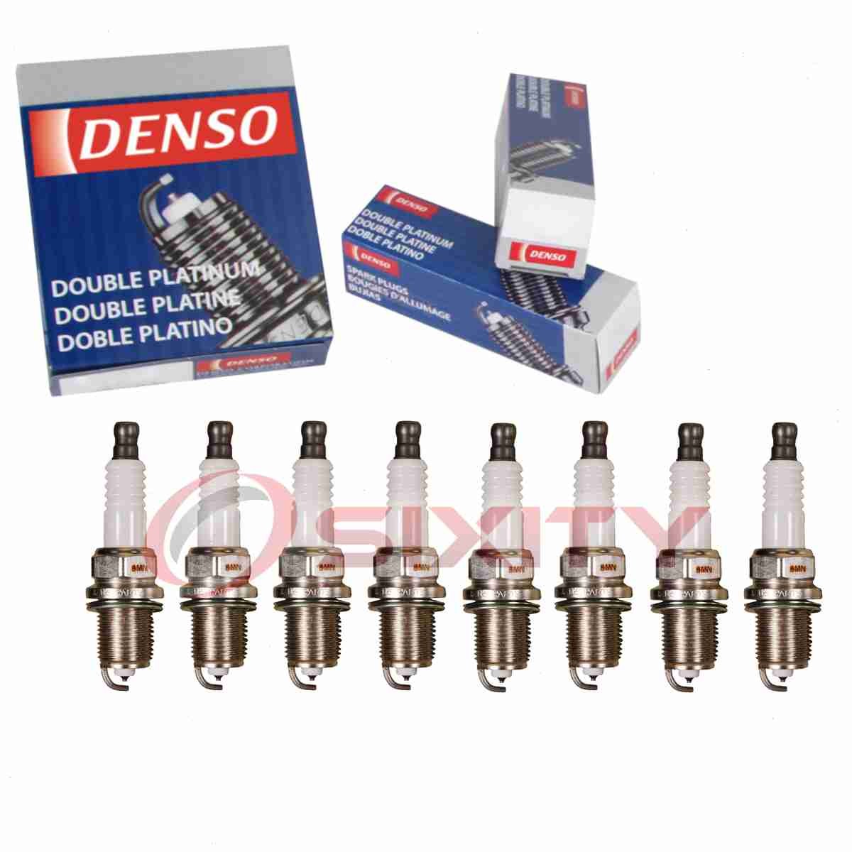 8 pc Denso Platinum Long Life Spark Plugs for 2007-2010 Volvo S80 4.4L V8 zu