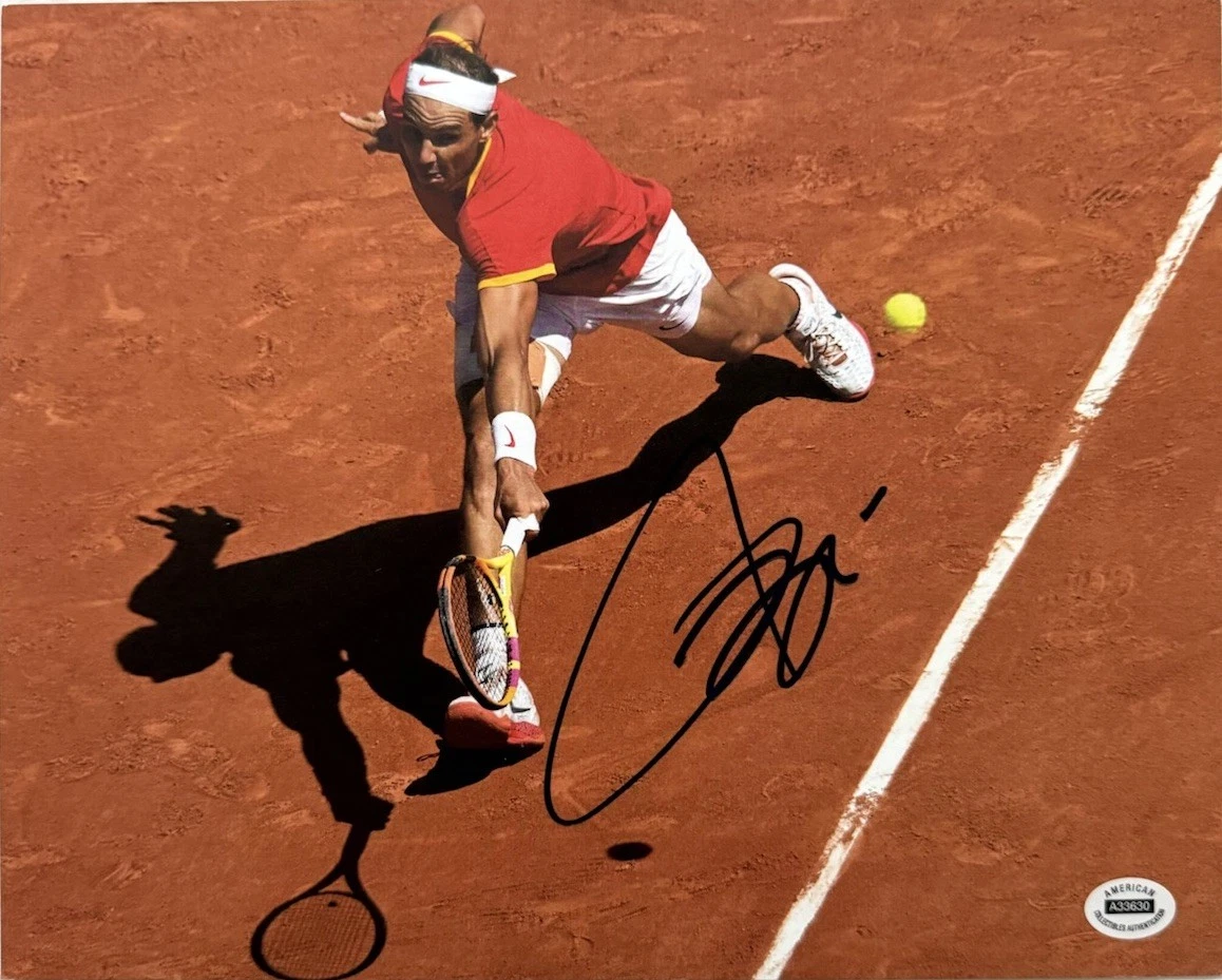 Rafael Nadal Tennis Autographed Photos for sale | eBay
