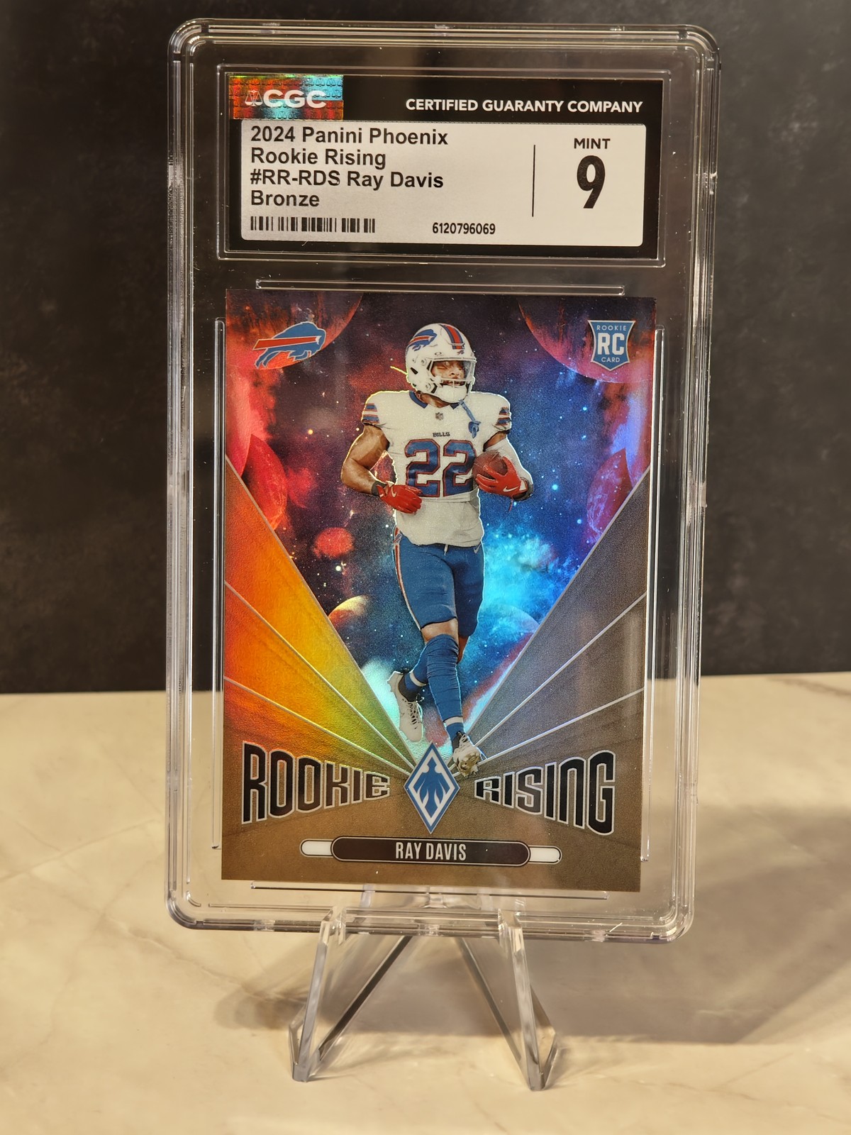 2024 Panini Phoenix #RR-RDS Ray Davis Rookie Rising Bronze CGC 9 #/75