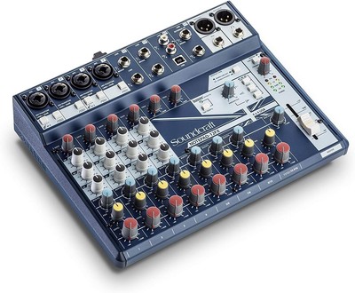 Soundcraft Notepad-12FX Small Format Analog Twelve Channel Mixing Console - Blue