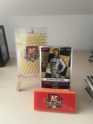 Topps Formula 1 Turbo Attax 2023 Nyck De Vries Limited Edition LE 10G (230)