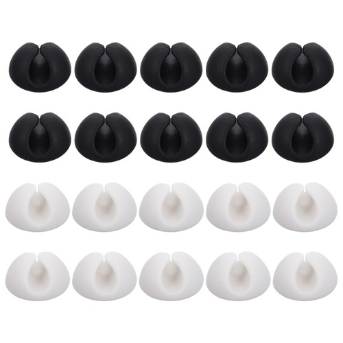 20 Pcs Datenkabelklemmefixiergerät Kabelwickler Für Geräte Kabelhalter - Bild 5 von 12