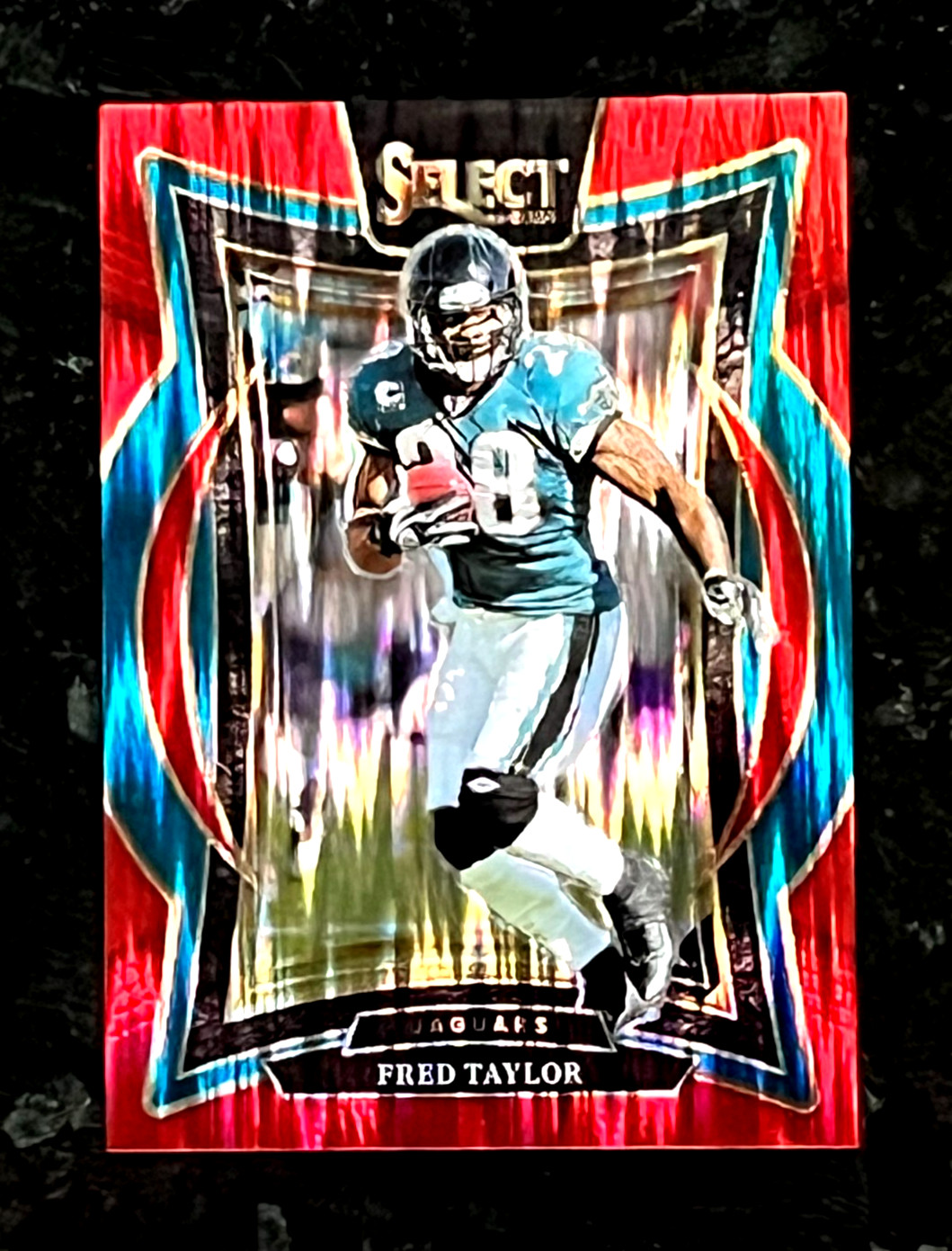 2024 Panini Select Fred Taylor 060/249 Red Shock Prizm Jacksonville Jaguars #57