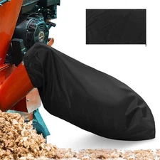 Black Wood Leaf Chipper Shredder Collection Bag For Craftsman 24"x48"