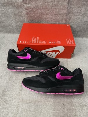 Größe 9,5 - Nike Air Max 1 PRM Black Playful Pink Valentines HV2302-001