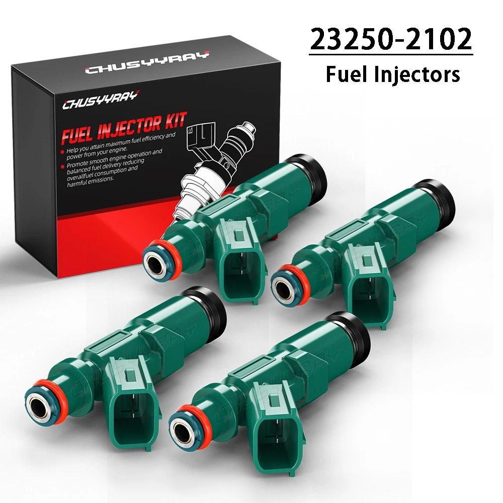 4 Genuine Toyota Fuel Injectors For 2001-2009 Prius 1.5L & 2004-2006 Scion XA XB Echo – Reman With Lifetime Warranty