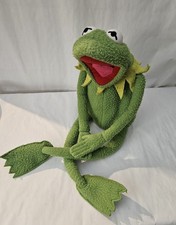 Kermit The Frog Muppet Show Jim Henson Eden Toys Vtg 22 Full Size Hand Puppet