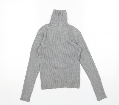 Grauer Pullover Pulli Mädchen UK Größe 11 Jahre NEXT
