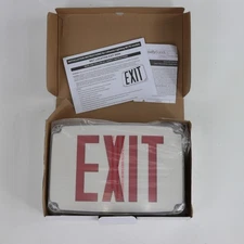 Lithonia Wet Location 1-Sided Exit Sign LED NiCad Battery WLTE W 1 R EL M6