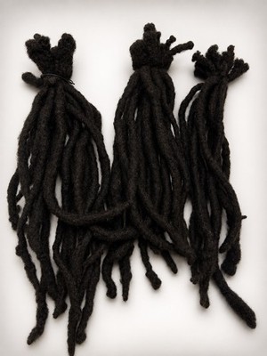 Human Hair Dreadlocks 42-Piece Set   100% real human hair   one donor   Cleaned