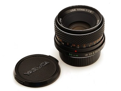 Yashica Standard Objektiv DSB 1.9 / 50 mm MF für Contax / Yashica Mount - defekt