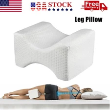 Memory Foam Leg Pillow for Side Sleepers – Knee Support Pillow with Adjustable